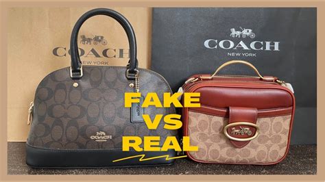 real vs fake coach bag pictures|is my coach purse authentic.